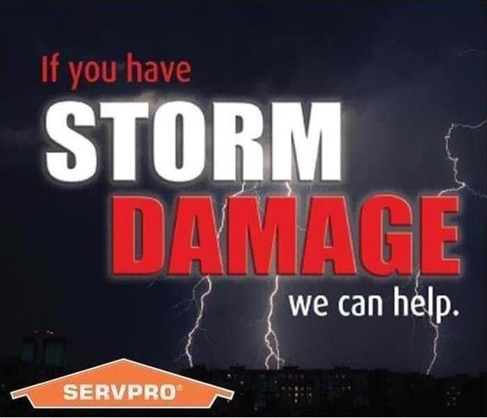 SERVPRO can help after storm damage